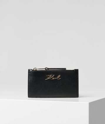 KARL LAGERFELD K/SIGNATURE CARD HOLDER