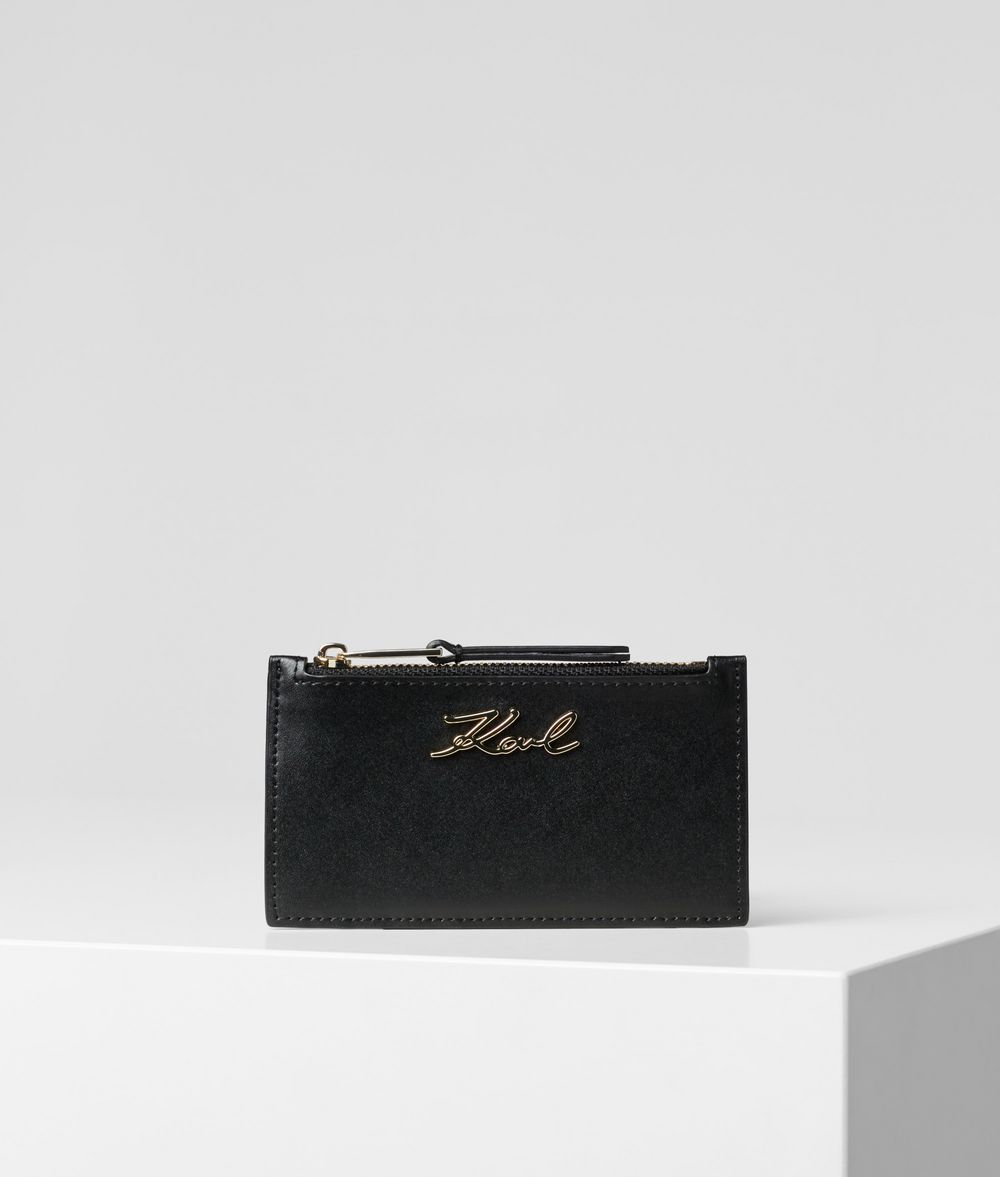 KARL LAGERFELD K/Signature Card Holder Cardholder Woman f