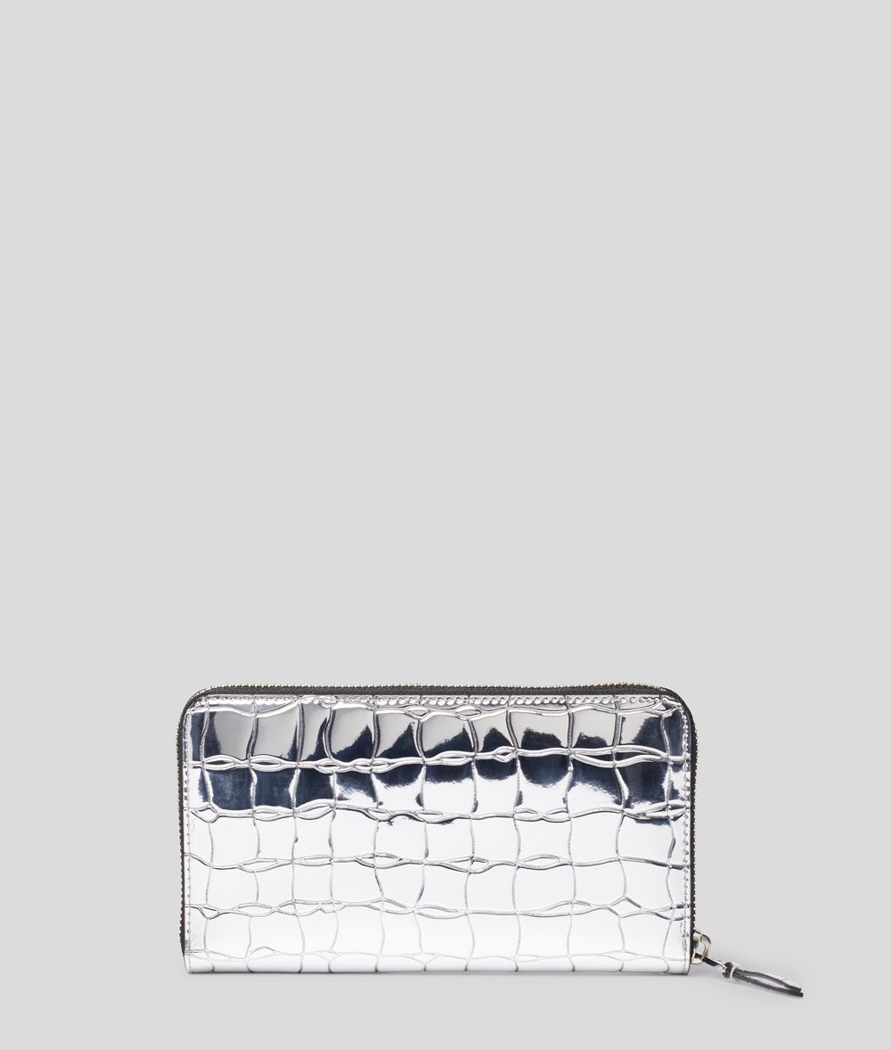 KARL LAGERFELD K/Signature Zipped Wallet Wallet Woman d