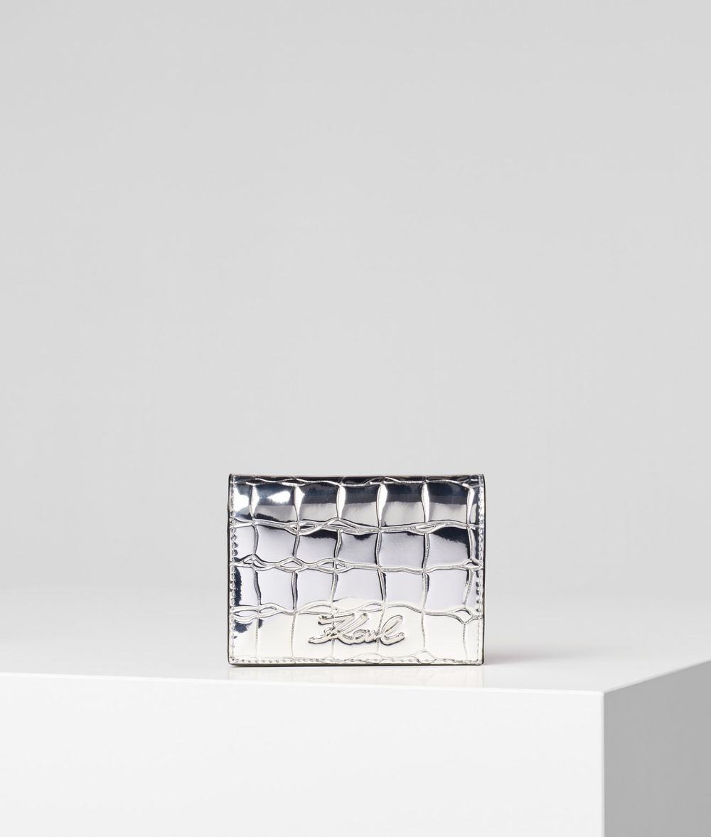 KARL LAGERFELD K/Signature Fold Wallet Wallet Woman f