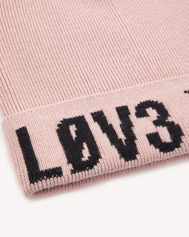 REDValentino "Love You" intarsia wool beanie