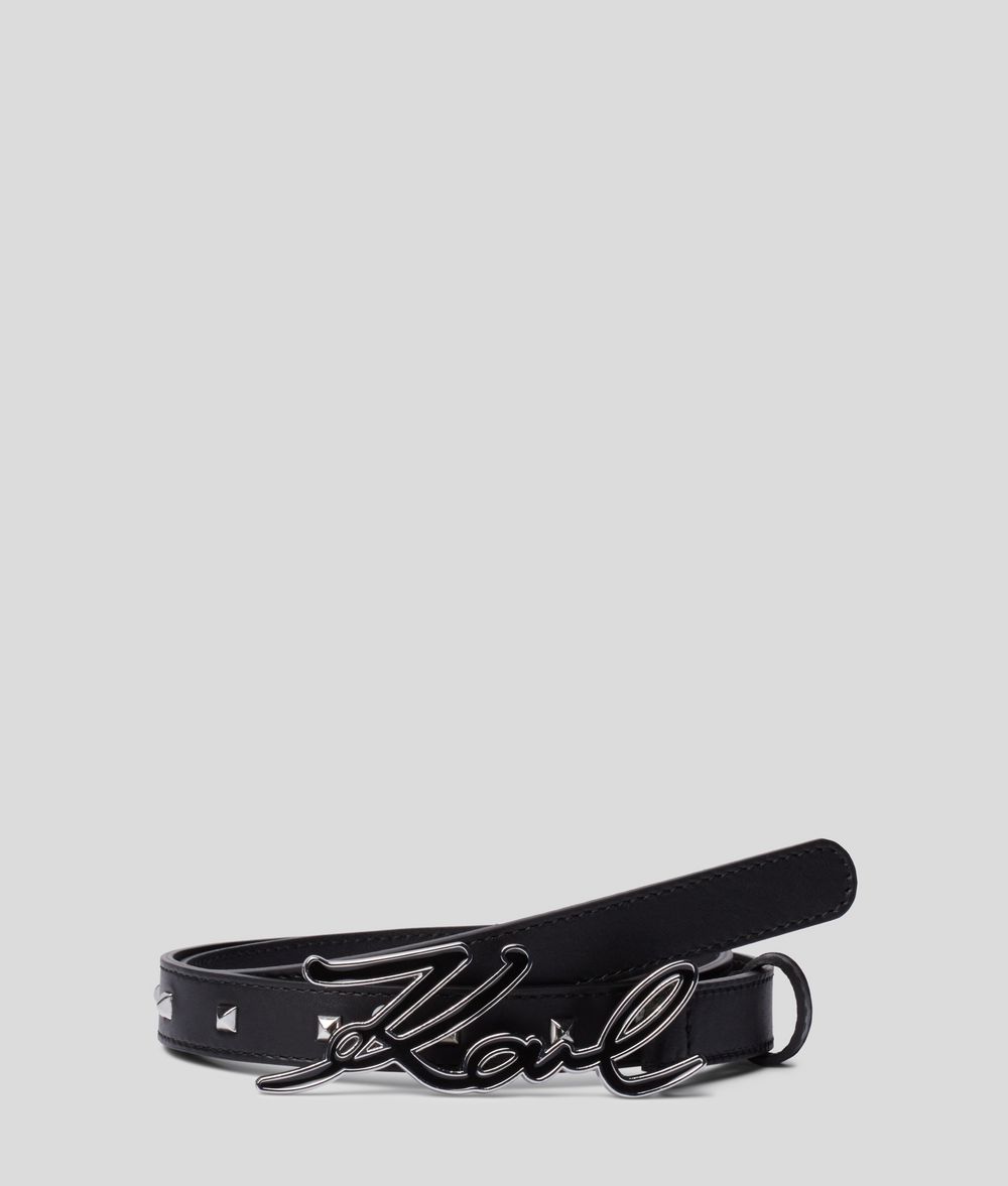 KARL LAGERFELD K/Signature Studs Belt Belt Woman d