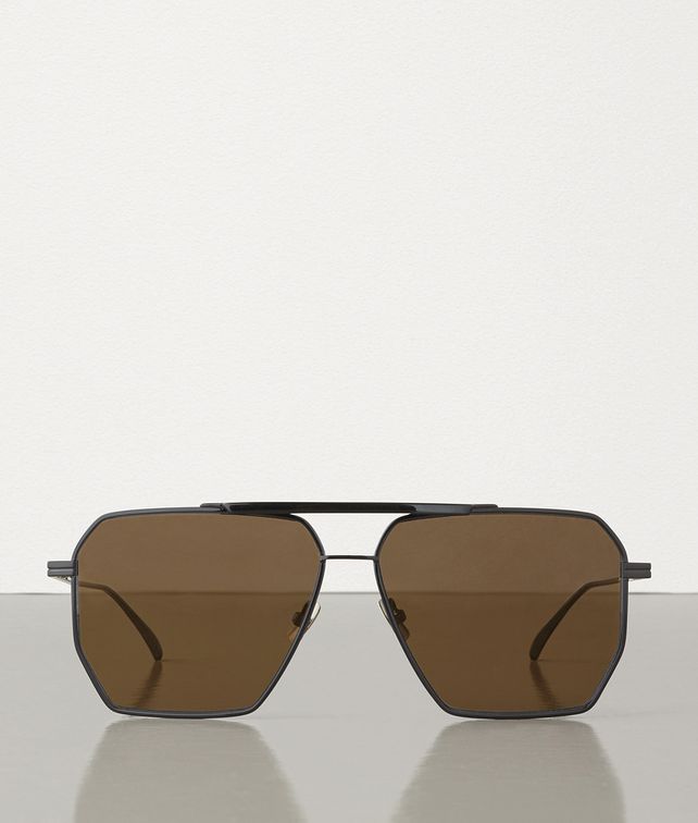 BOTTEGA VENETA SUNGLASSES IN METAL Sunglasses Man fp