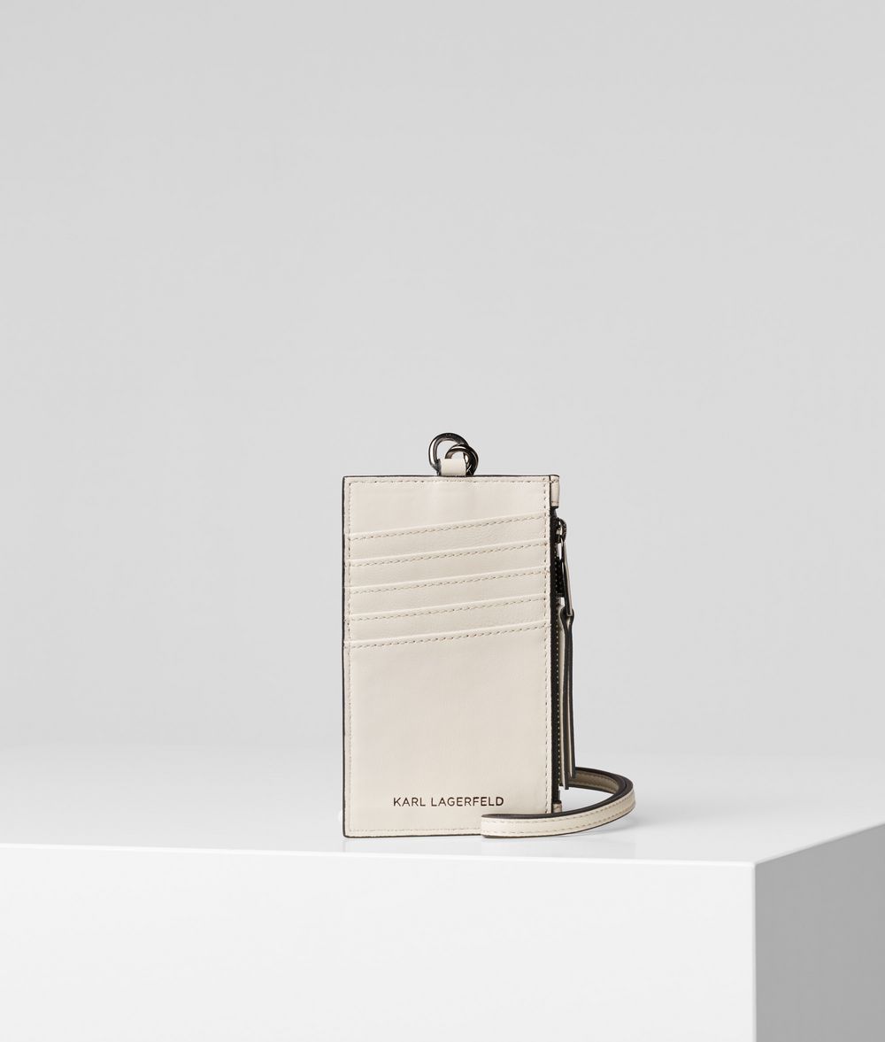 KARL LAGERFELD K/Odina Badge Holder Cardholder Woman f