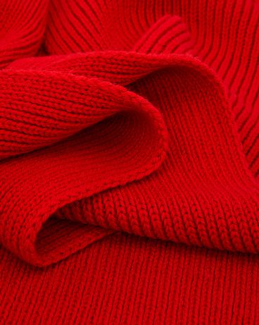 REDValentino Ribbed Wool maxi scarf