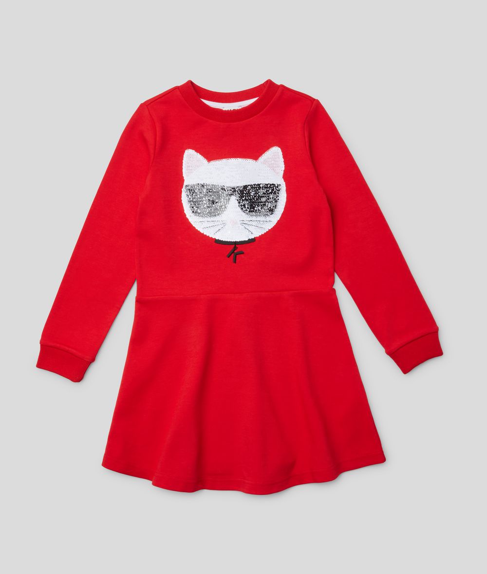 KARL LAGERFELD K/Ikonik Choupette Dress Kids’ Dress Woman f