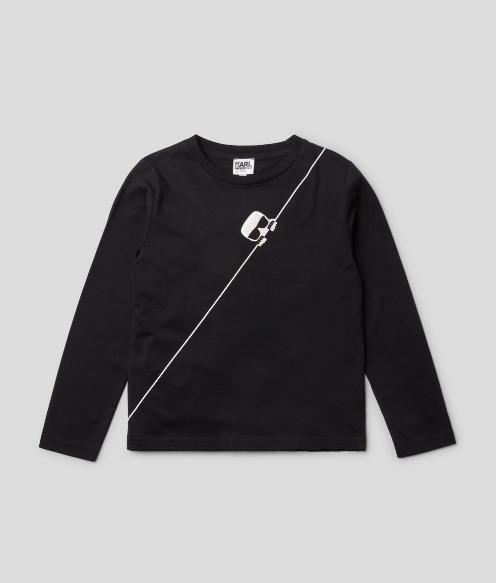 KARL LAGERFELD K/Ikonik Long Sleeve T-Shirt Kids’ Sweatshirt Man f