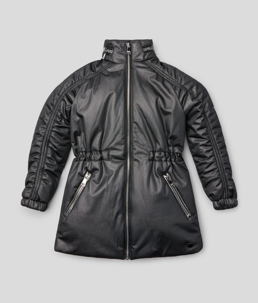 KARL LAGERFELD Hooded Parka Kids’ Outerwear Woman f