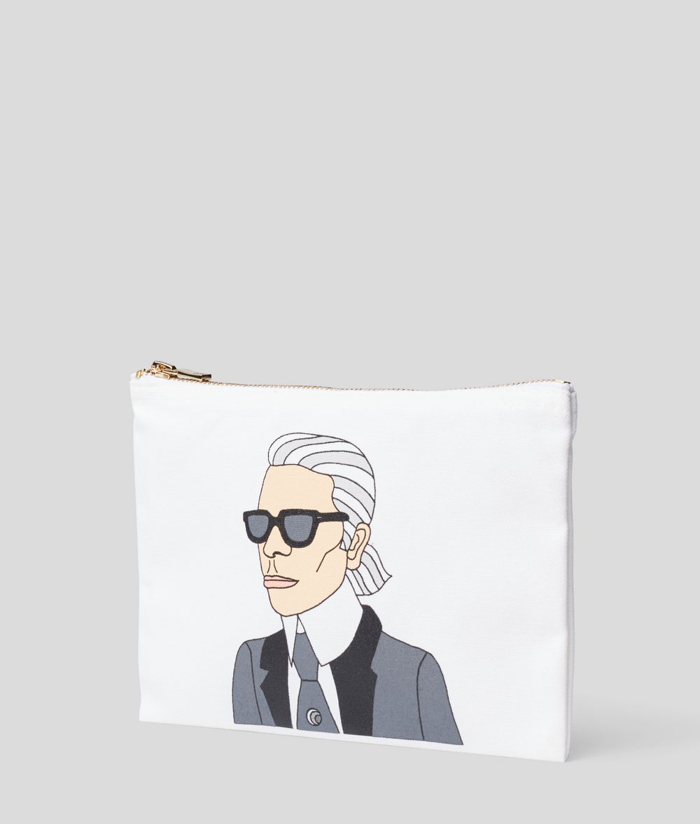 KARL LAGERFELD K/MET Portrait Pouch Pouch Woman d