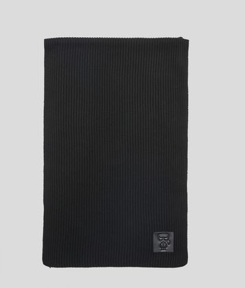 KARL LAGERFELD K/IKONIK PATCH SCARF KARL LAGERFELD K/IKONIK PATCH SCARF