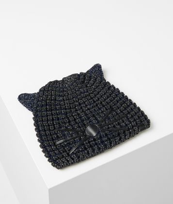 KARL LAGERFELD CHOUPETTE LUREX BEANIE KARL LAGERFELD CHOUPETTE LUREX BEANIE