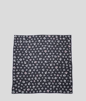 KARL LAGERFELD K/IKONIK PRINTED SCARF KARL LAGERFELD K/IKONIK PRINTED SCARF