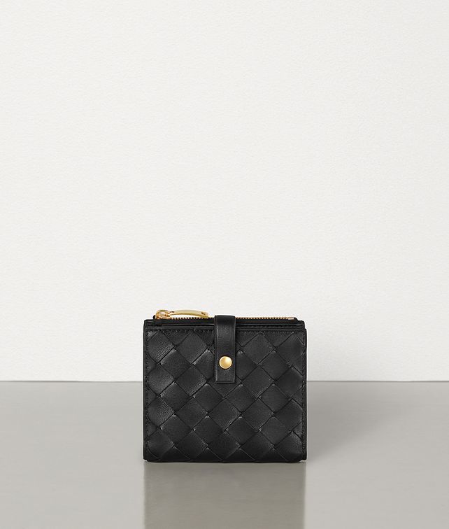 BOTTEGA VENETA SMALL FRENCH WALLET IN INTRECCIATO NAPPA Small Wallet Woman fp