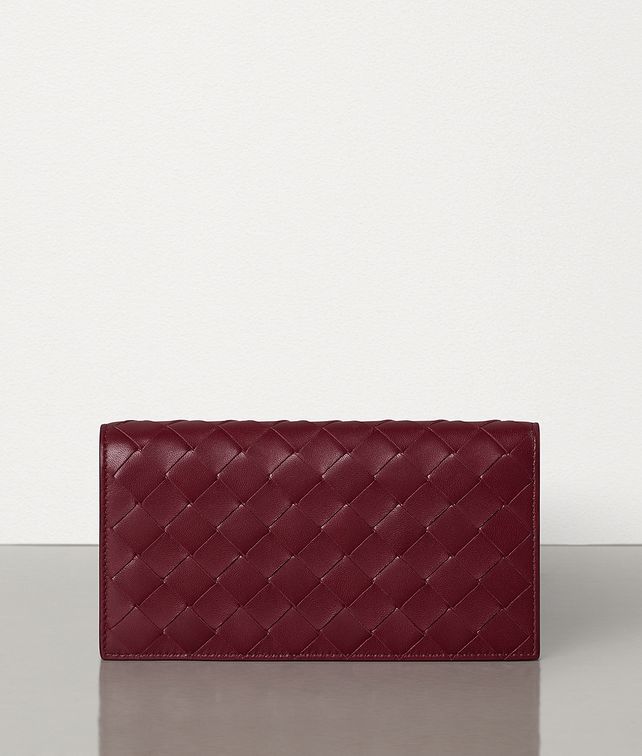 BOTTEGA VENETA CONTINENTAL WALLET IN INTRECCIATO NAPPA Large Wallet Woman fp