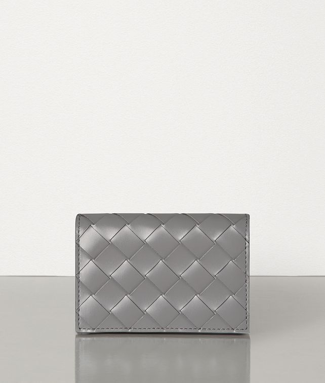 BOTTEGA VENETA CARD CASE IN INTRECCIATO SPAZZOLATO CALF Card Case E fp