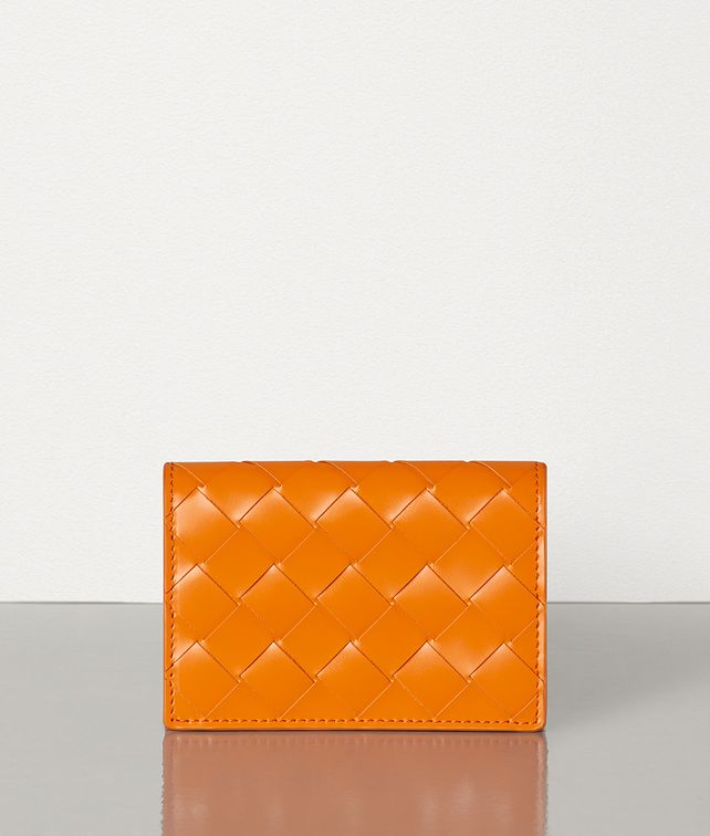 BOTTEGA VENETA CARD CASE IN INTRECCIATO SPAZZOLATO CALF Card Case E fp