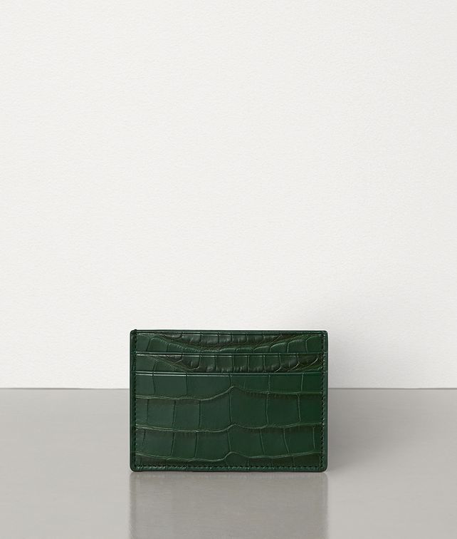 BOTTEGA VENETA CARD CASE IN ALLIGATOR LEATHER Card Case Man fp