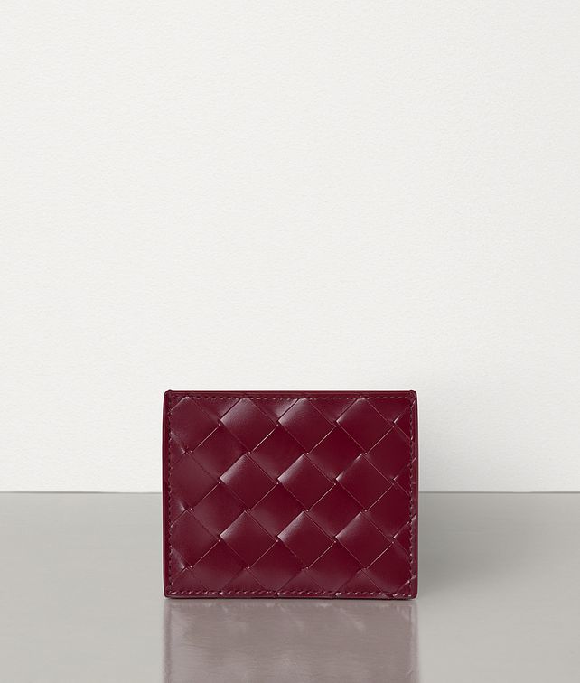 BOTTEGA VENETA CARD CASE IN INTRECCIATO SPAZZOLATO CALFSKIN Card Case Man fp