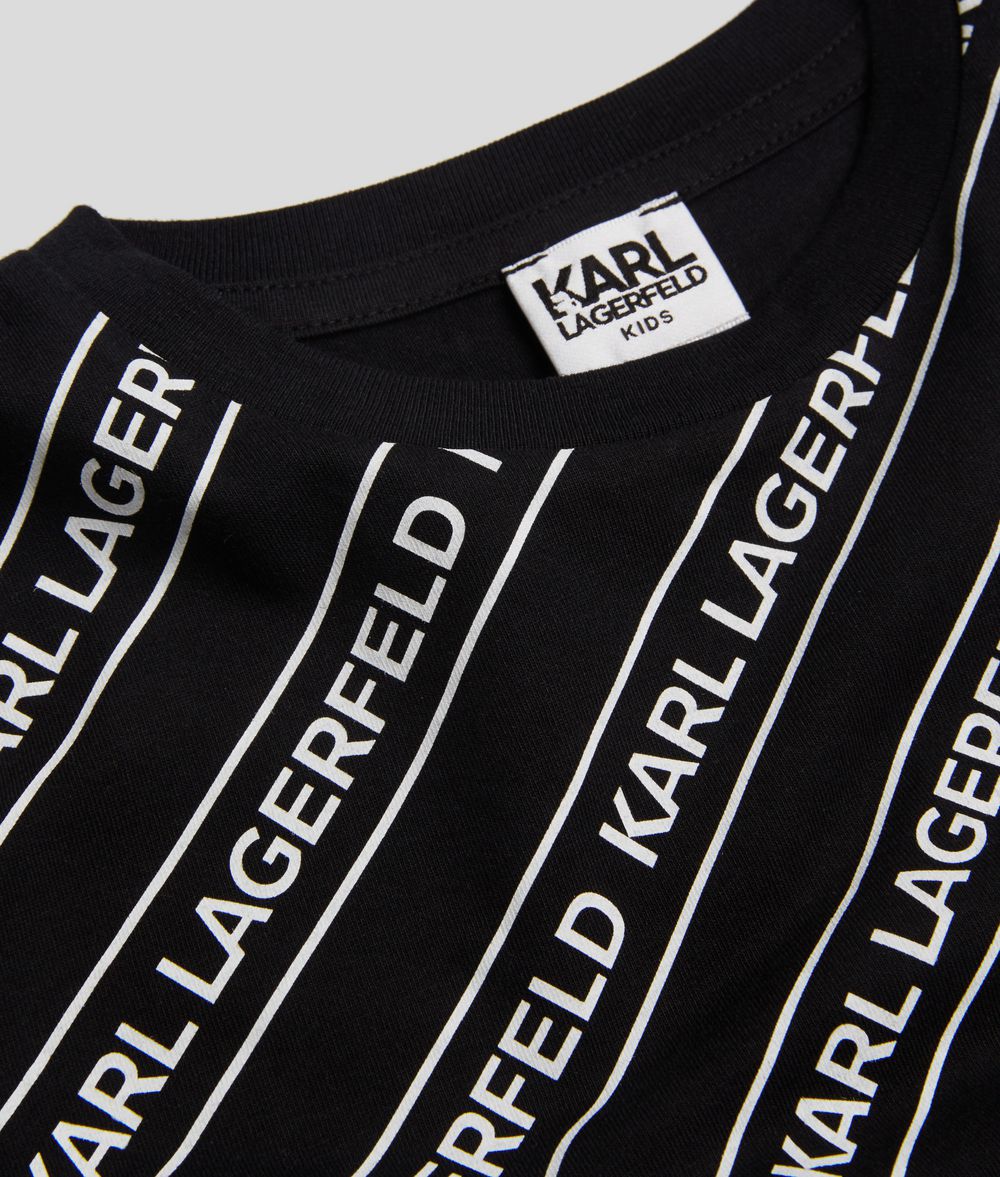 Collections T Shirt Rayé À Logo Karl | Karl Lagerfeld |Par Karl Lagerfeld |  Karl.Com