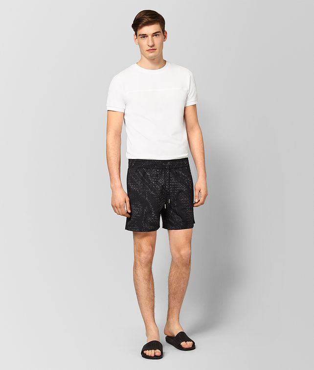 BOTTEGA VENETA ANTHRACITE POLYESTER SWIMSUIT Swimwear Man fp