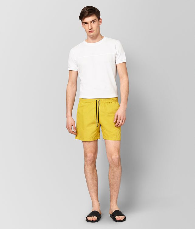 BOTTEGA VENETA OLIVE POLYESTER SWIMSUIT Swimwear Man fp