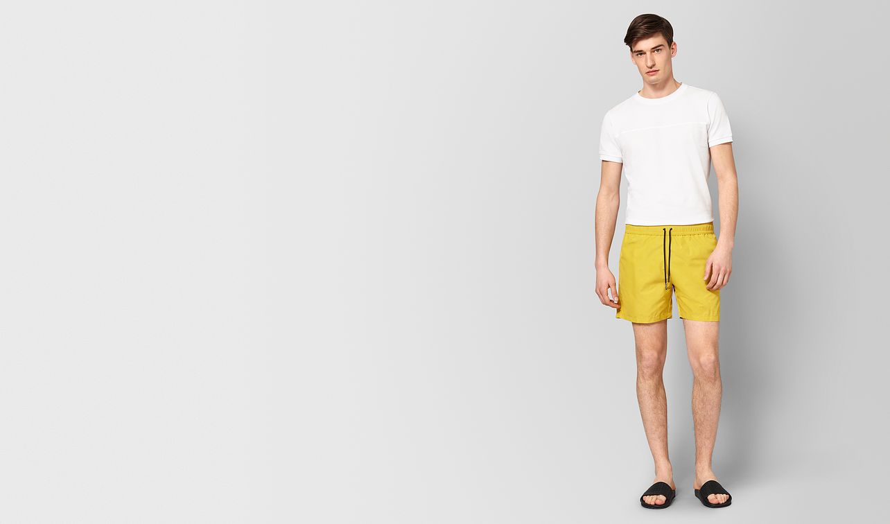 olive polyester swimsuit landing