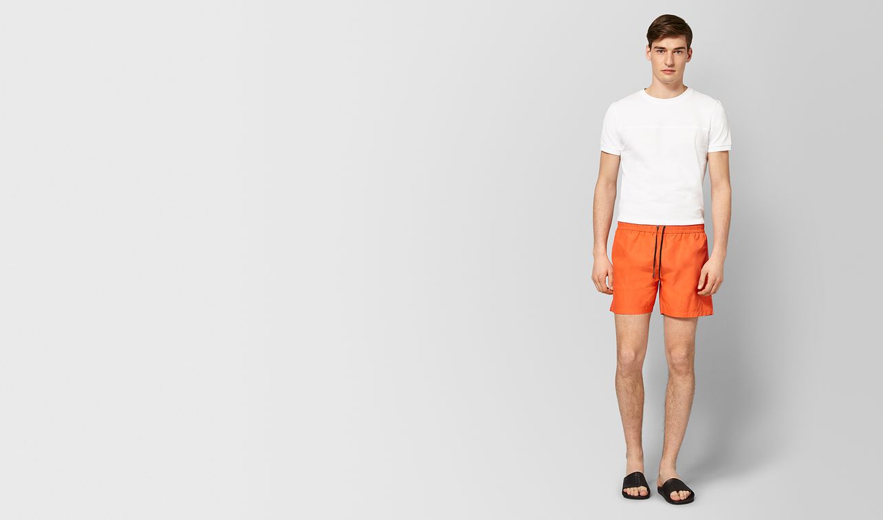 coral polyester swimsuit landing