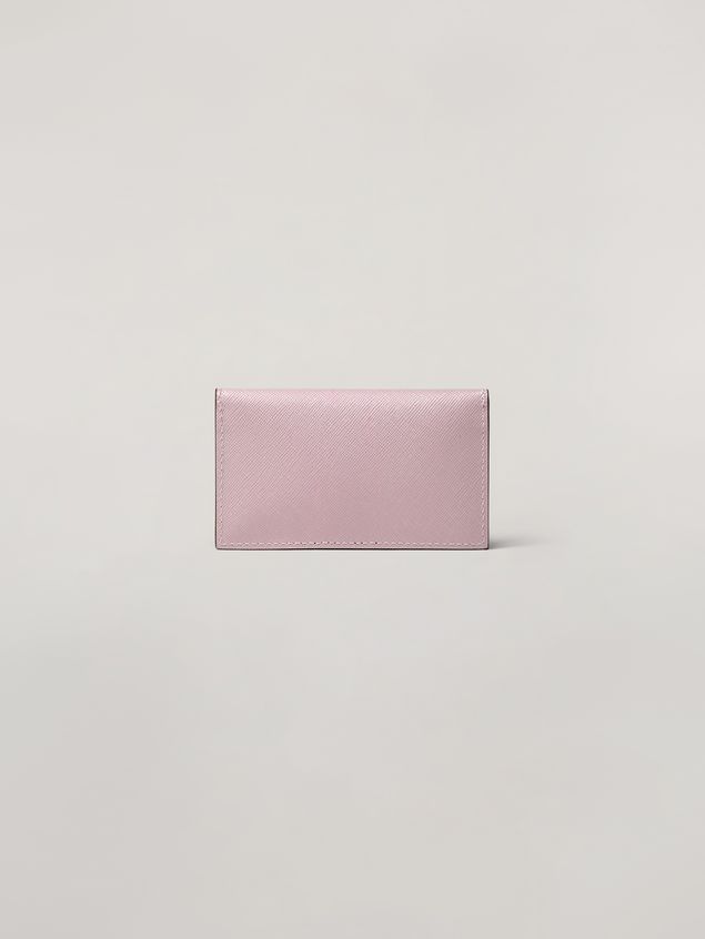 Wallet Marni Keychain in saffiano calfskin Woman
