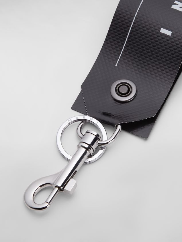 Key holders Marni Key ring in PVC black Man