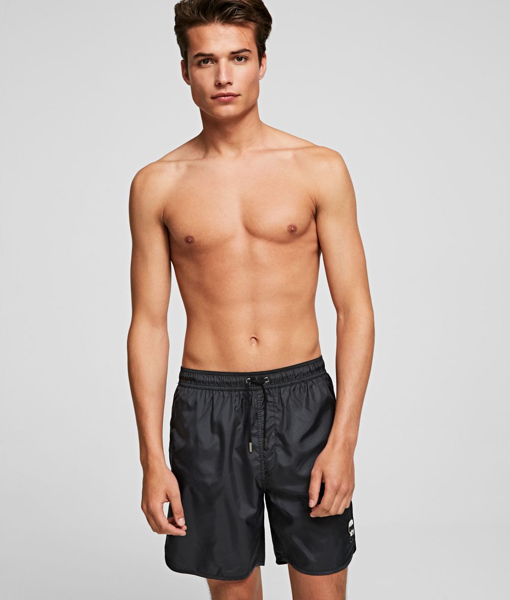 KARL LAGERFELD IKONIK LONG BOARDSHORT Swimwear Man f