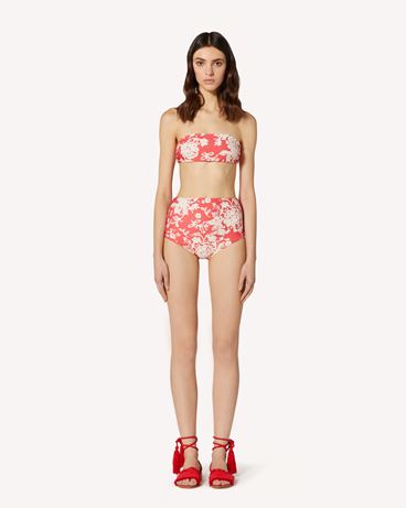 REDValentino Graphic Flora printed bikini