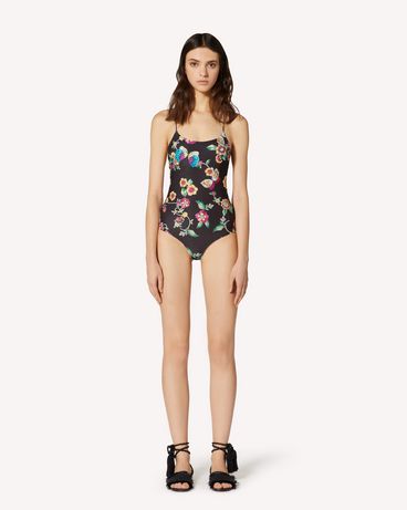 REDValentino Bikini with Bird of Paradise in the Forest print