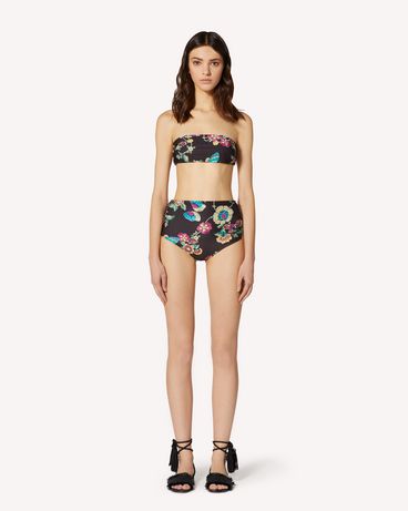 REDValentino Swimsuit with Bird of Paradise in the Forest print