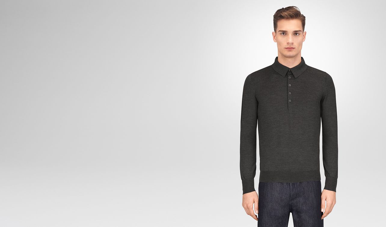 dark grey merino sweater landing