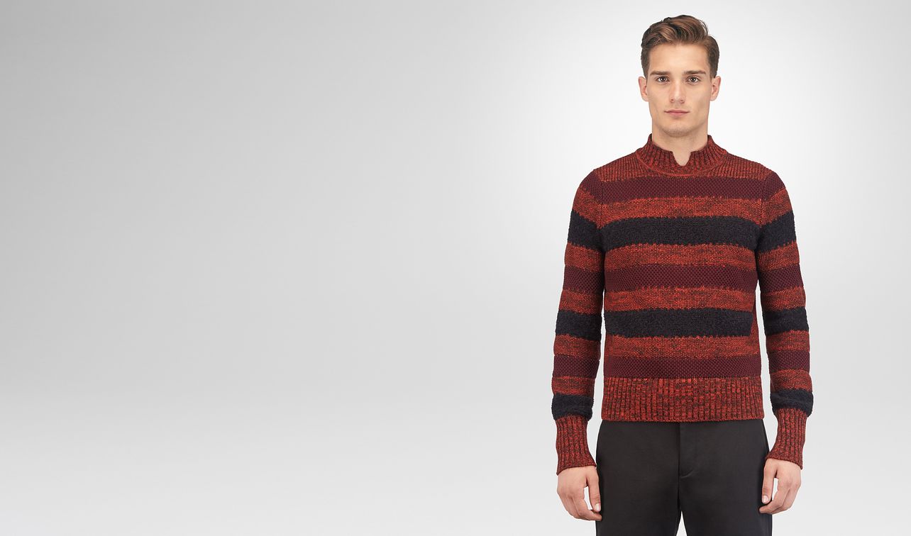 gigolo red cotton wool cashmere sweater landing