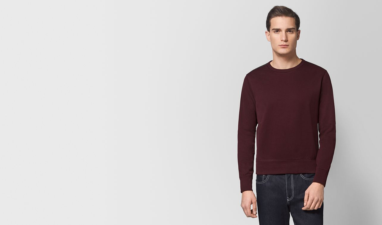 dark barolo cotton sweater landing