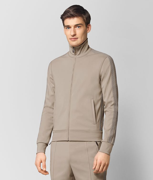 BOTTEGA VENETA DARK CEMENT POLYESTER SWEATER Knitwear Man fp