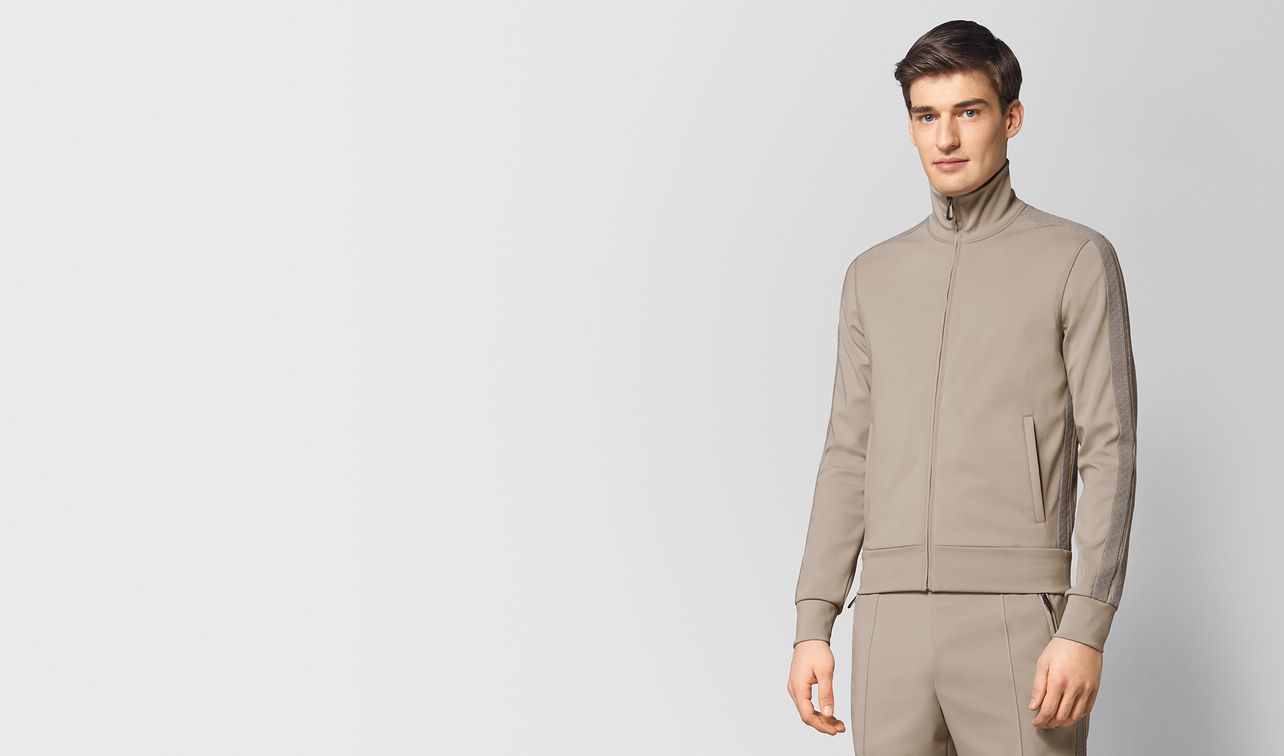 dark cement polyester sweater landing