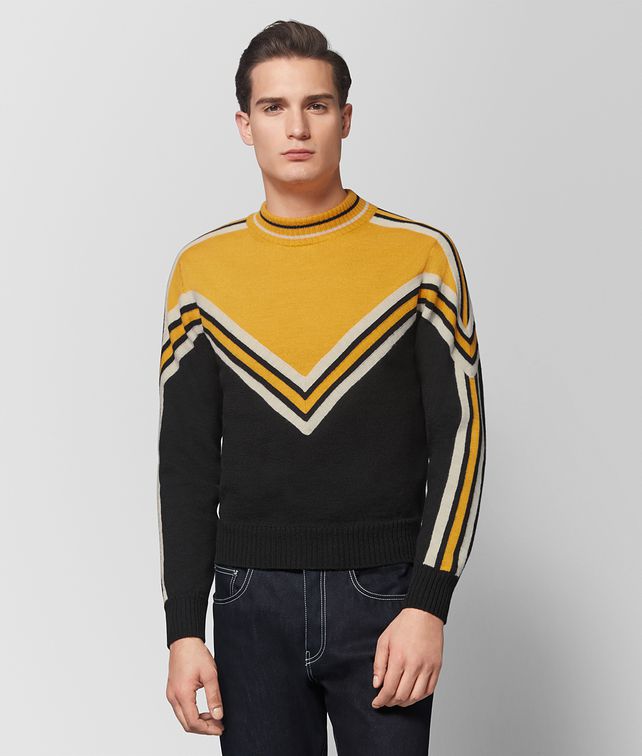BOTTEGA VENETA MULTICOLOR WOOL SWEATER Knitwear Man fp