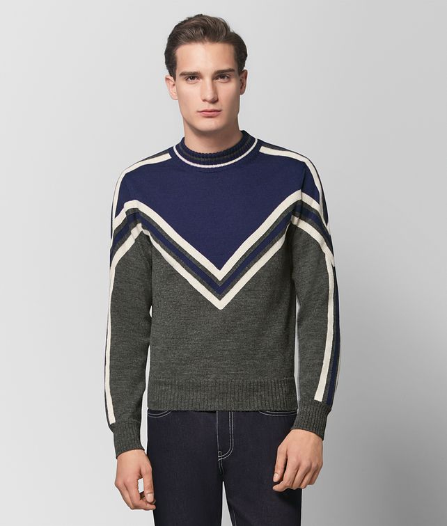 BOTTEGA VENETA MULTICOLOR WOOL SWEATER Knitwear Man fp