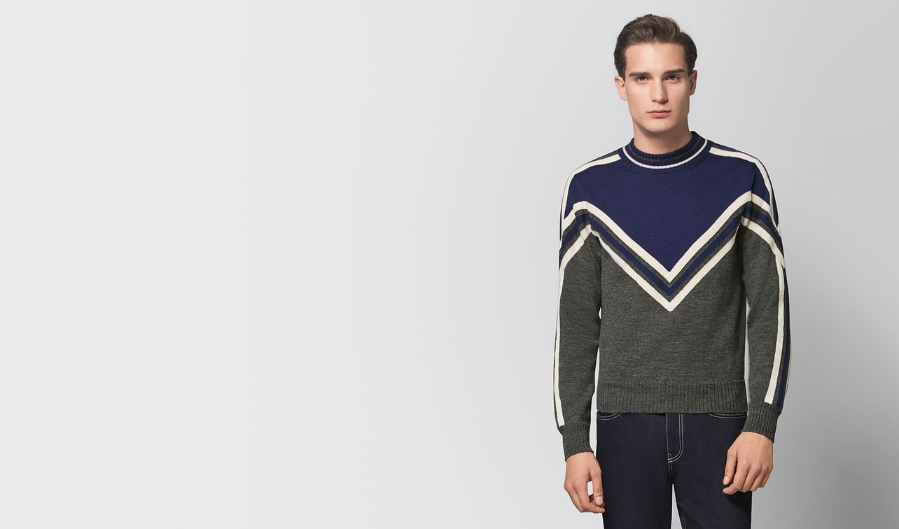 multicolor wool sweater landing