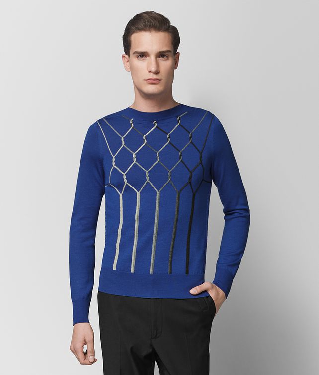 BOTTEGA VENETA MULTICOLOR WOOL SWEATER Knitwear Man fp