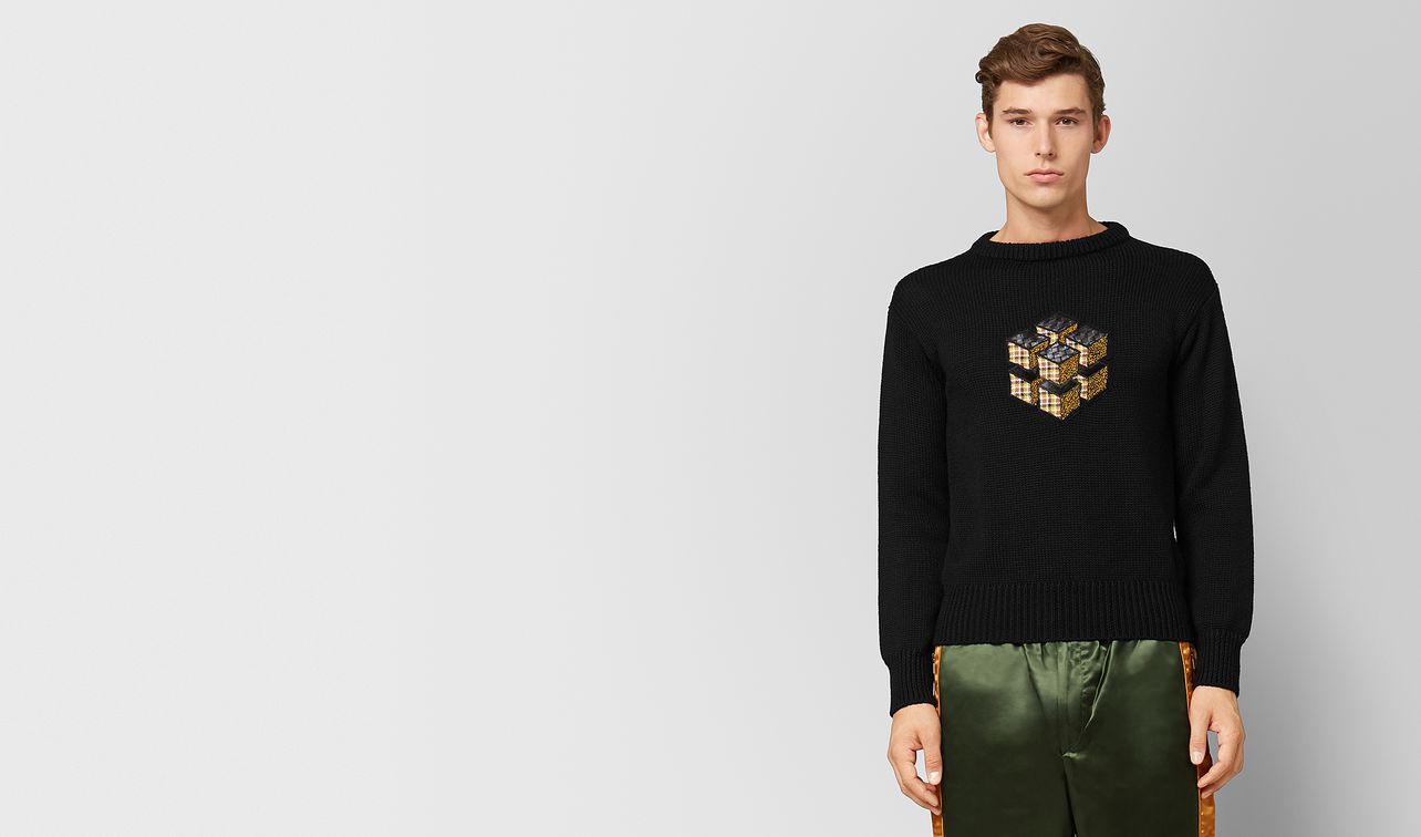 nero/mustard wool sweater landing