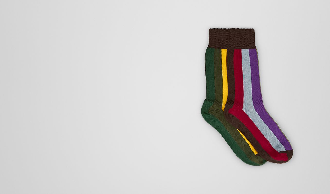 calzini in cotone multicolor landing
