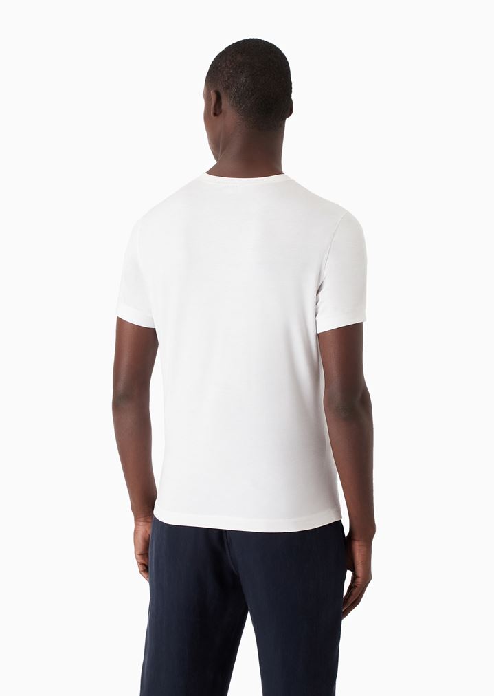 V-NECK STRETCH JERSEY T-SHIRT V-NECK STRETCH JERSEY T-SHIRT