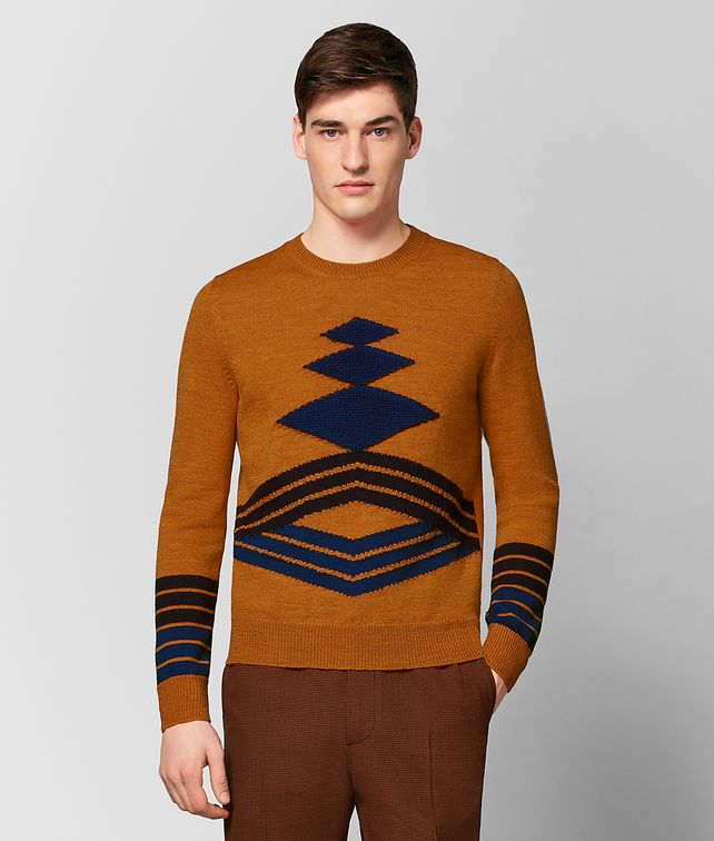BOTTEGA VENETA MULTICOLOR WOOL SWEATER Knitwear Man fp