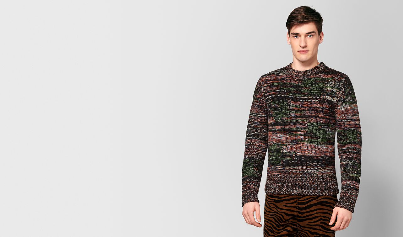 multicolor wool sweater landing