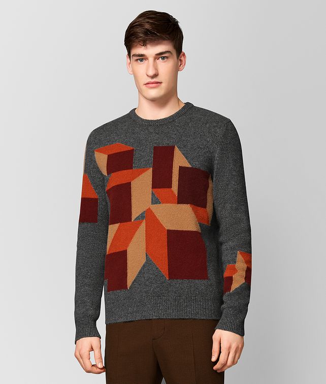 BOTTEGA VENETA MULTICOLOR CASHMERE SWEATER Knitwear Man fp