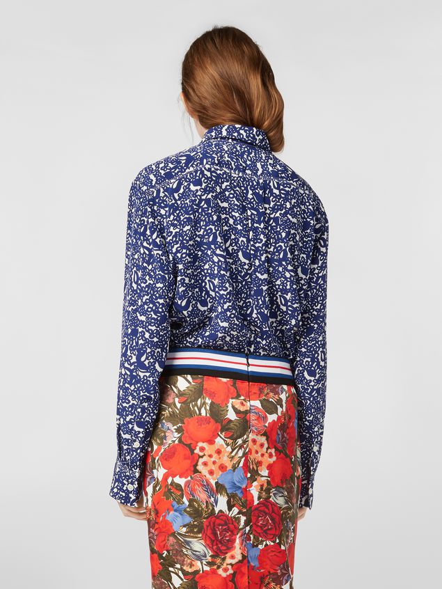 Long Sleeve Shirt Marni Shirt in silk crepe with Lylee print Woman