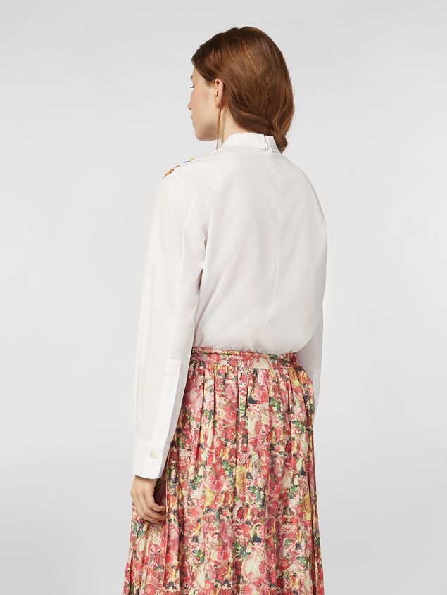 Long Sleeve Shirt Marni Poplin shirt with Craven print Woman